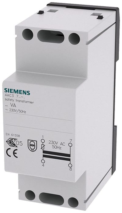Siemens Sentron 4AC3 Safety transformer - Sikkerhedstransformer, 230V, 2, 8V