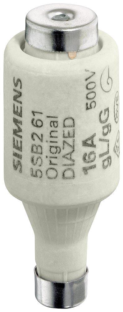 Siemens Sentron 5SB2 Diazed Fuse - 25A, yellow