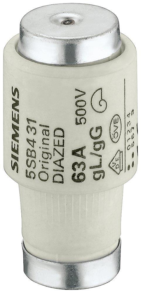 Siemens Sentron 5SB4 Diazed Fuse - 50A, white