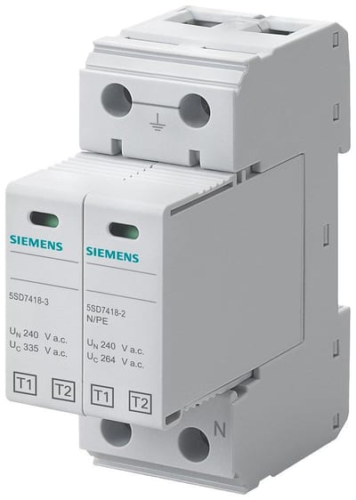 Siemens Sentron 5SD7 Lightning arrester - SPD, 3P