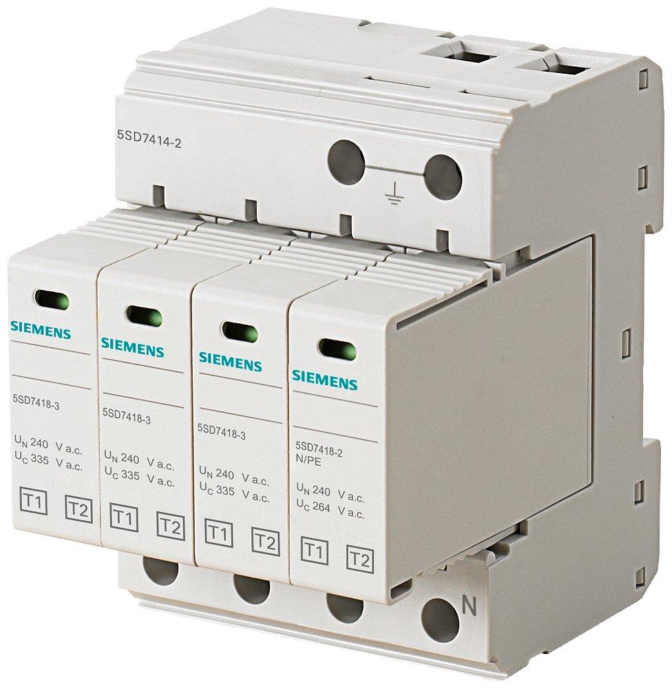 Siemens Sentron 5SD7 Lightning arrester - SPD, 4P 4001869427645