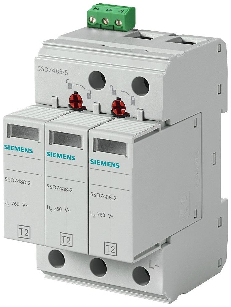 Siemens Sentron 5SD7 Surge arrester - SPD, 3P