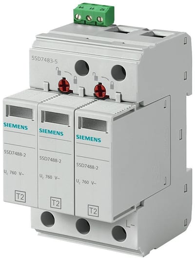 Siemens Sentron 5SD7 Surge arrester - SPD, 3P