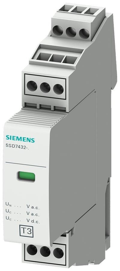 Siemens Sentron 5SD7 Voltage protection - SPD, 2P