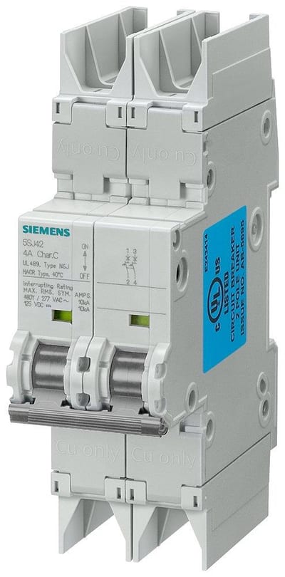 Siemens Sentron 5SJ4 Circuit breaker - 30A, 2P, C