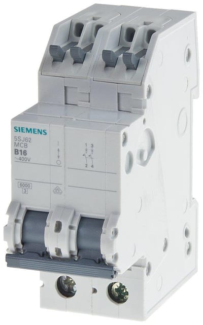 Siemens Sentron 5SJ6 Circuit breaker - 13A, 2P, C