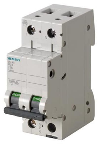 Siemens Sentron 5SL4 Circuit breaker - 32A, 1P + N, C