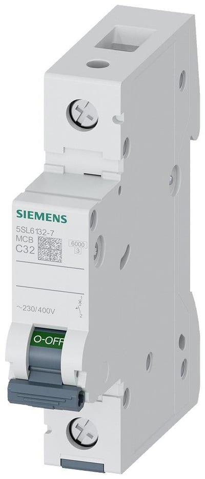 Siemens Sentron 5SL6 Circuit breaker - 32A, 1P, C