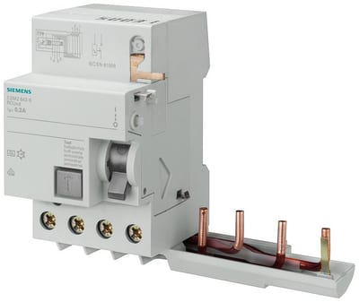 Siemens Sentron 5SM2 Residual current circuit breaker - 40A, 4P, A, 300MA