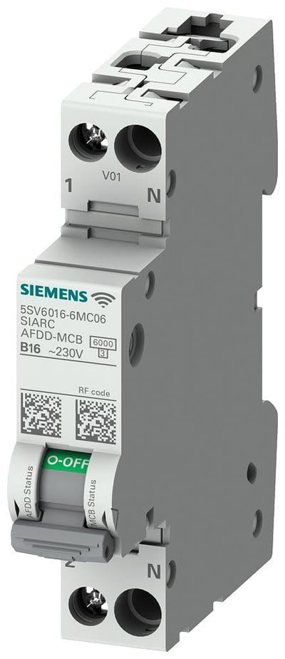 Siemens Sentron 5SV6 Combination Switch - 10A, 1P + N, C 4001869582245