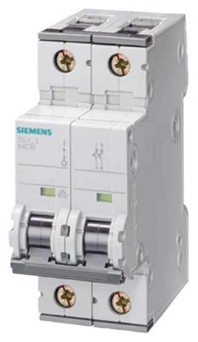 Siemens Sentron 5SY6 Circuit breaker - 13A, 1P + N, C