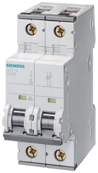 Siemens Sentron 5SY8 Circuit breaker - 0.3A, 1P + N, C