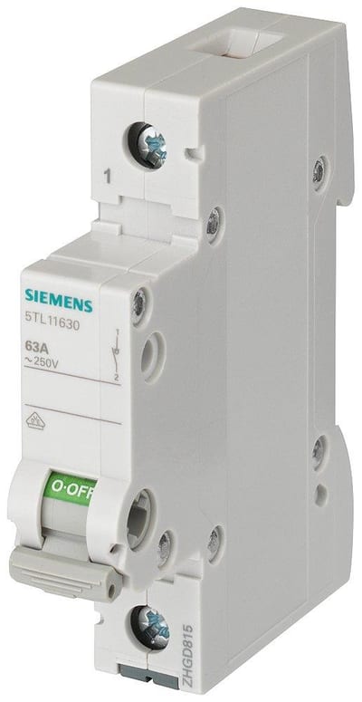 Siemens Sentron 5TL1 Switch - 100A, 1NO, 1