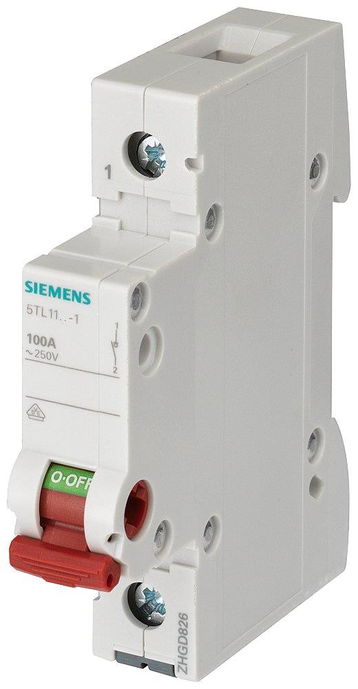 Siemens Sentron 5TL1 Switch - 63A, 1NO, 1