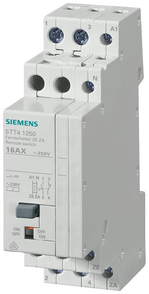Siemens Sentron 5TT4 Remote control switch - 16A, 1NO 4001869312606