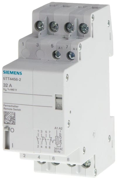 Siemens Sentron 5TT4 Remote control switch - 25A, 4P, 4NO, 1