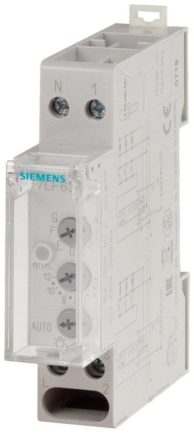 Siemens Sentron 7LF6 Staircase timer - Trappeautomat, 16A, 1NO