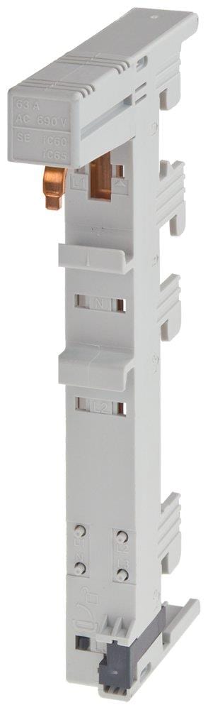 Siemens Sentron 8US1 Adapter - 18X180MM, 60mm Rail system, plastic 4001869526386
