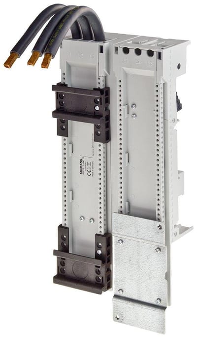 Siemens Sentron 8US1 Adapter - 60mm, 60mm Rail system, plastic 4001869514024