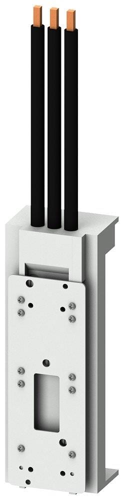 Siemens Sentron 8US1 Adapter - 60mm, 60mm Rail system, plastic 4011209682887