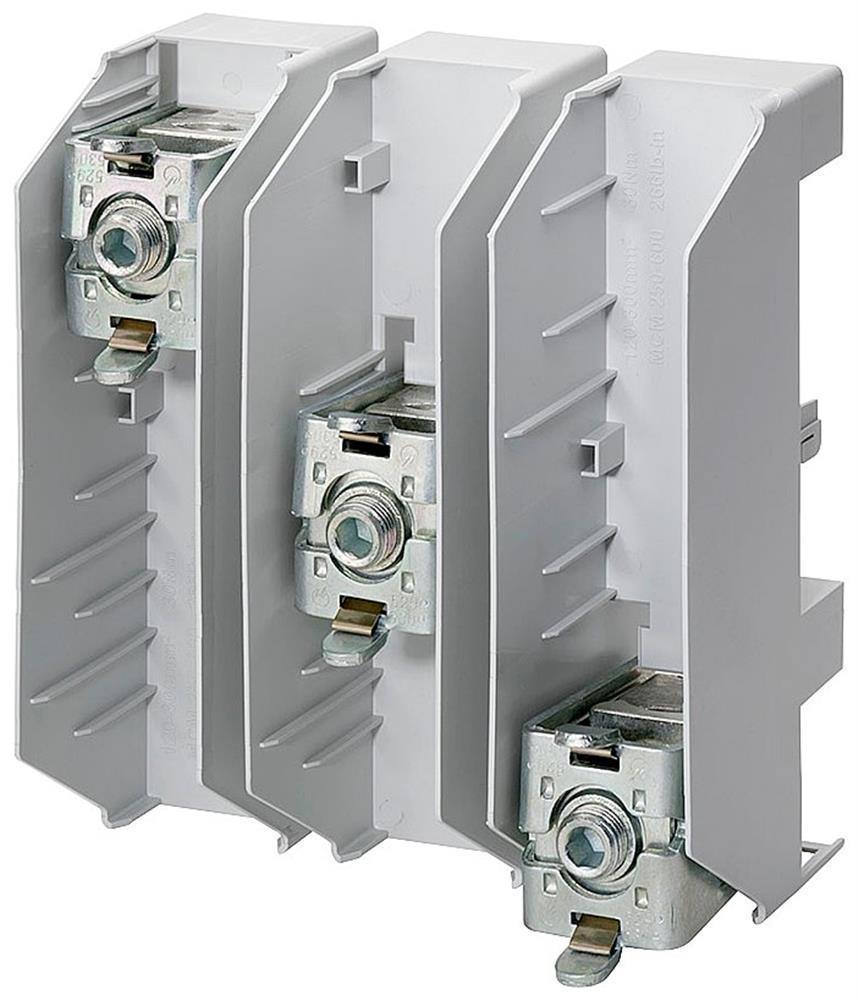 Siemens Sentron 8US1 Clamp Set - 60mm, 60mm Rail system, plastic