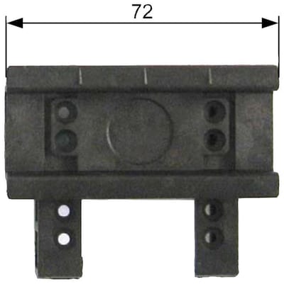 Siemens Sentron 8US1 Mounting Rail - 35mm, 60mm Rail system, plastic 4011209879522