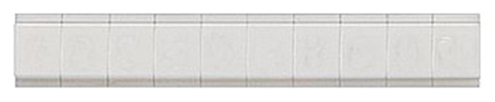 Siemens Sentron 8WH8 Nameplate - 1.5 mm², white, Snap-On 4001869349893