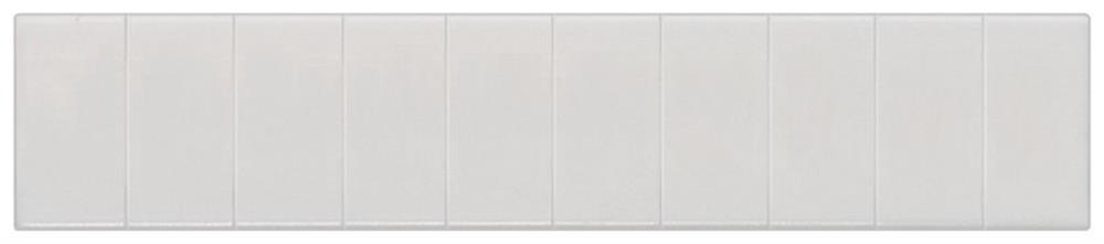 Siemens Sentron 8WH8 Nameplate - 2.5 mm², white, Snap-On 4001869349220