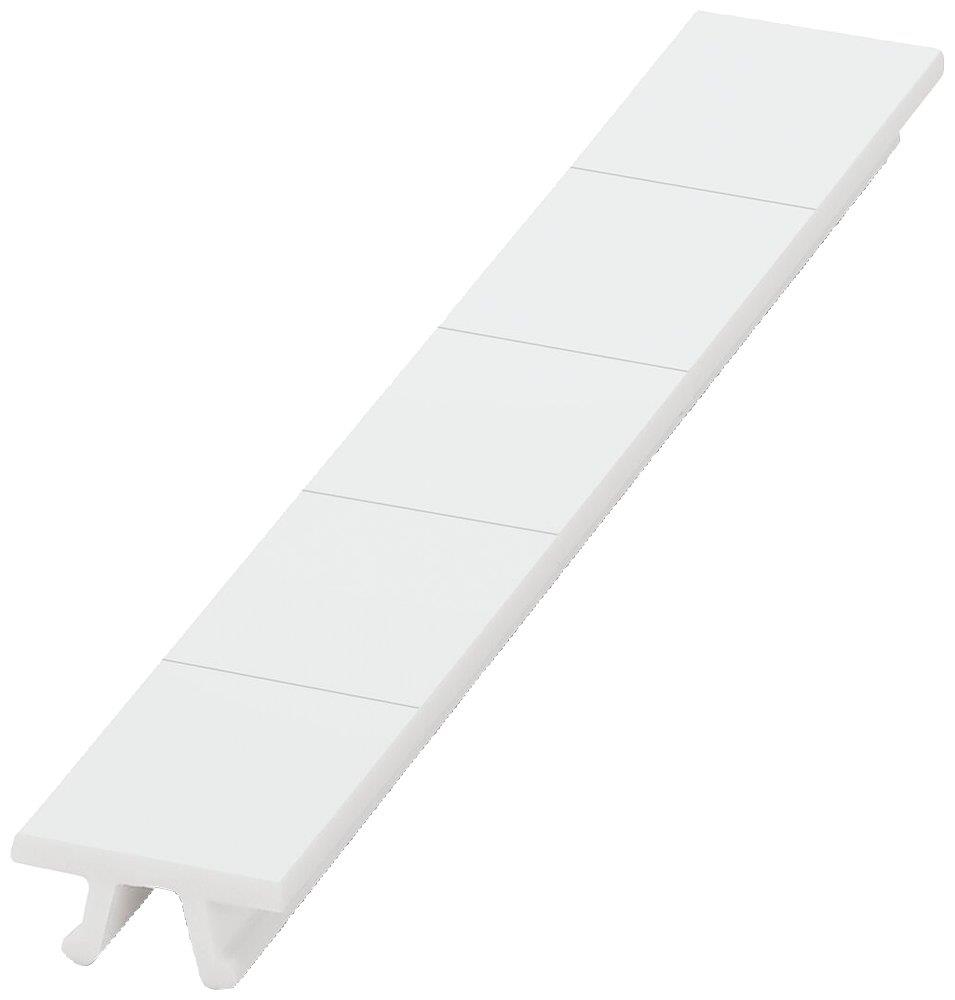 Siemens Sentron 8WH8 Nameplate - 35 mm², white, Snap-On