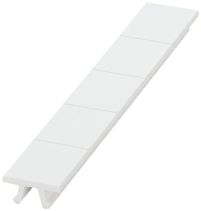 Siemens Sentron 8WH8 Nameplate - 35 mm², white, Snap-On