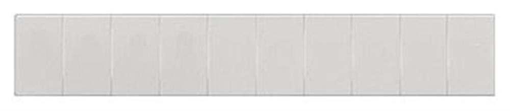 Siemens Sentron 8WH8 Nameplate - 8.2 mm², white, Snap-On 4001869355863