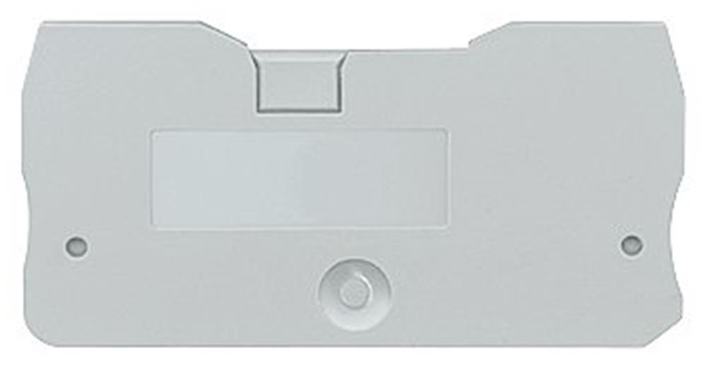 Siemens Sentron 8WH9 End plate - 2.5 mm², grey, Snap-On 4001869345482