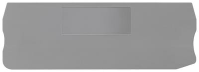 Siemens Sentron 8WH9 End plate - 2.5 mm², grey, Snap-On 4001869347707