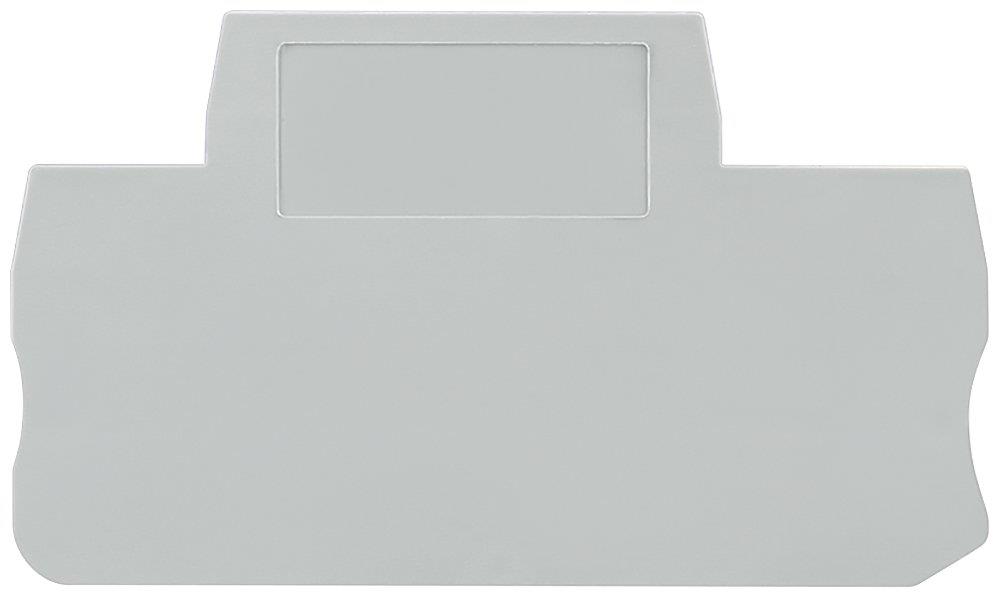 Siemens Sentron 8WH9 End plate - 2.5 mm², grey, Snap-On 4001869347783
