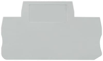 Siemens Sentron 8WH9 End plate - 2.5 mm², grey, Snap-On 4001869347783