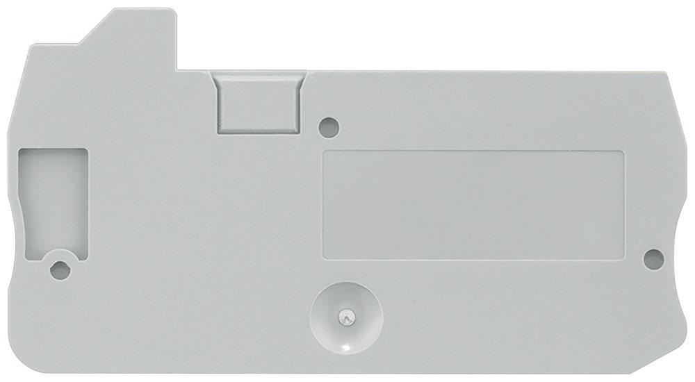Siemens Sentron 8WH9 End plate - 2.5 mm², grey, Snap-On 4001869347806