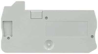 Siemens Sentron 8WH9 End plate - 2.5 mm², grey, Snap-On 4001869347806