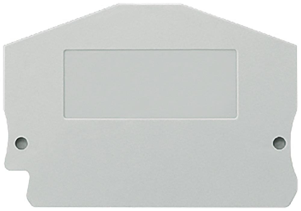 Siemens Sentron 8WH9 End plate - 2.5 mm², grey, Snap-On 4001869359366
