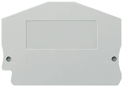 Siemens Sentron 8WH9 End plate - 2.5 mm², grey, Snap-On 4001869359366