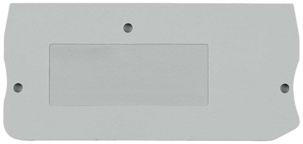 Siemens Sentron 8WH9 End plate - 2.5 mm², grey, Snap-On 4001869416199