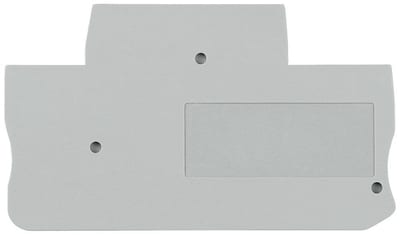 Siemens Sentron 8WH9 End plate - 2.5 mm², grey, Snap-On 4001869416212