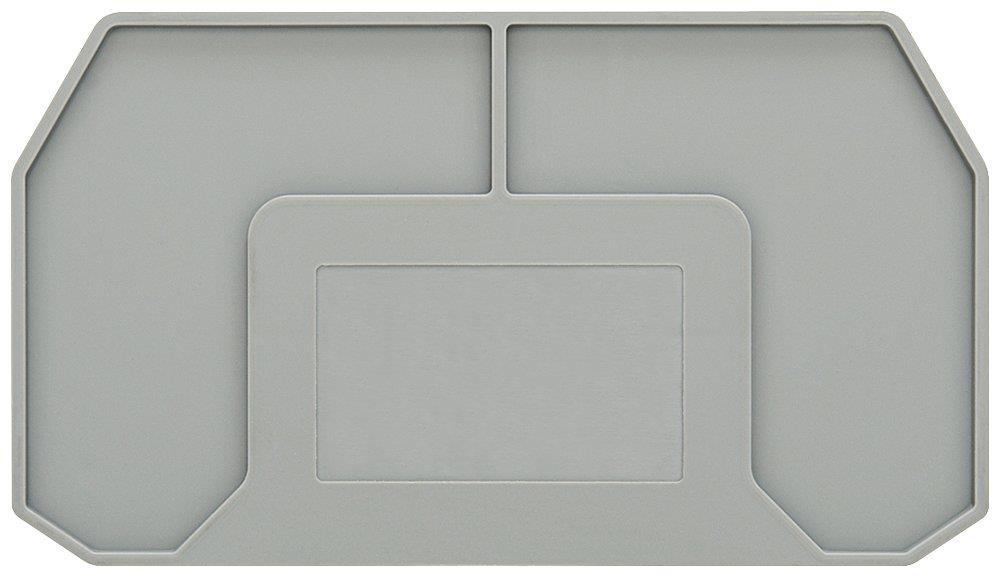 Siemens Sentron 8WH9 End plate - 2.5 mm², grey, Snap-On 4001869500263
