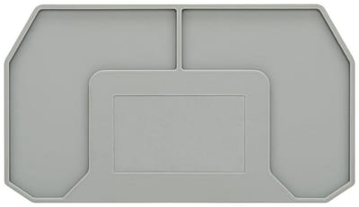 Siemens Sentron 8WH9 End plate - 2.5 mm², grey, Snap-On 4001869500263