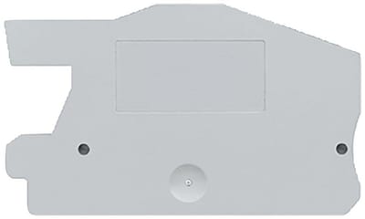 Siemens Sentron 8WH9 End plate - 4 mm², grey, Snap-On 4001869348162