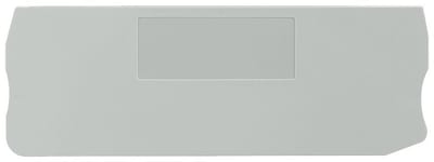 Siemens Sentron 8WH9 End plate - 6 mm², grey, Snap-On