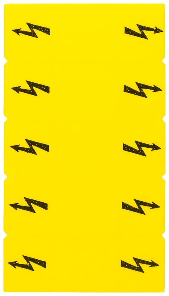 Siemens Sentron 8WH9 Label - 10.2 mm², yellow, Snap-On 4001869403427