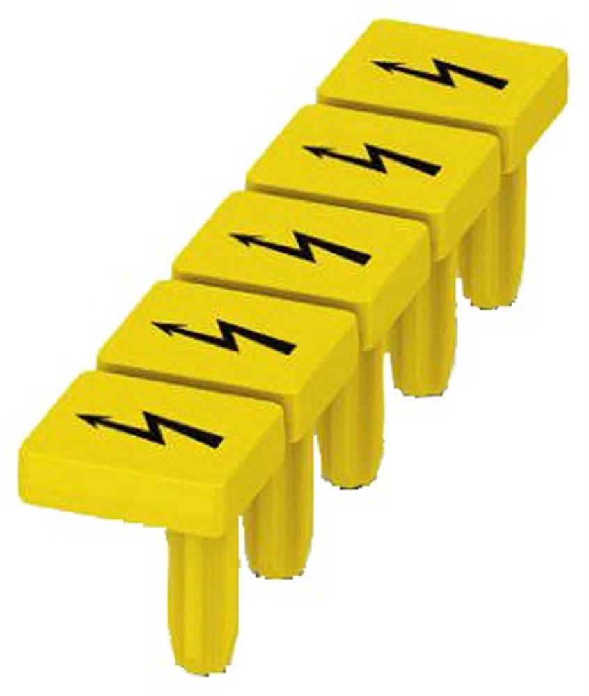 Siemens Sentron 8WH9 Label - 6.2 mm², yellow, Snap-On