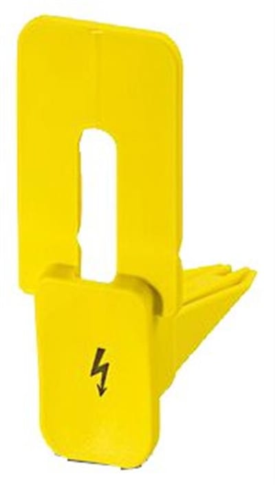 Siemens Sentron 8WH9 Nameplate - yellow, Snap-On
