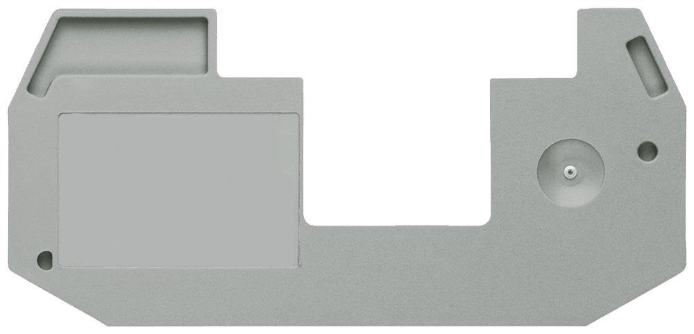 Siemens Sentron 8WH9 Spacer plate - 60 mm², grey, Snap-On