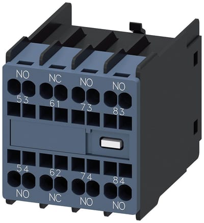 Siemens Sirius 3RH2 Auxiliary Contact - 5A, 4P, 3NO - 1NC